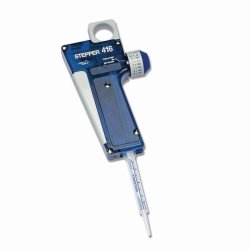 Pipettors, positive displacement, variable, repeating, Stepper™ 416 | Description : Stepper™ 416 supplied with colour-coded adjustment knobs, adapter, samples of Ecostep syringes